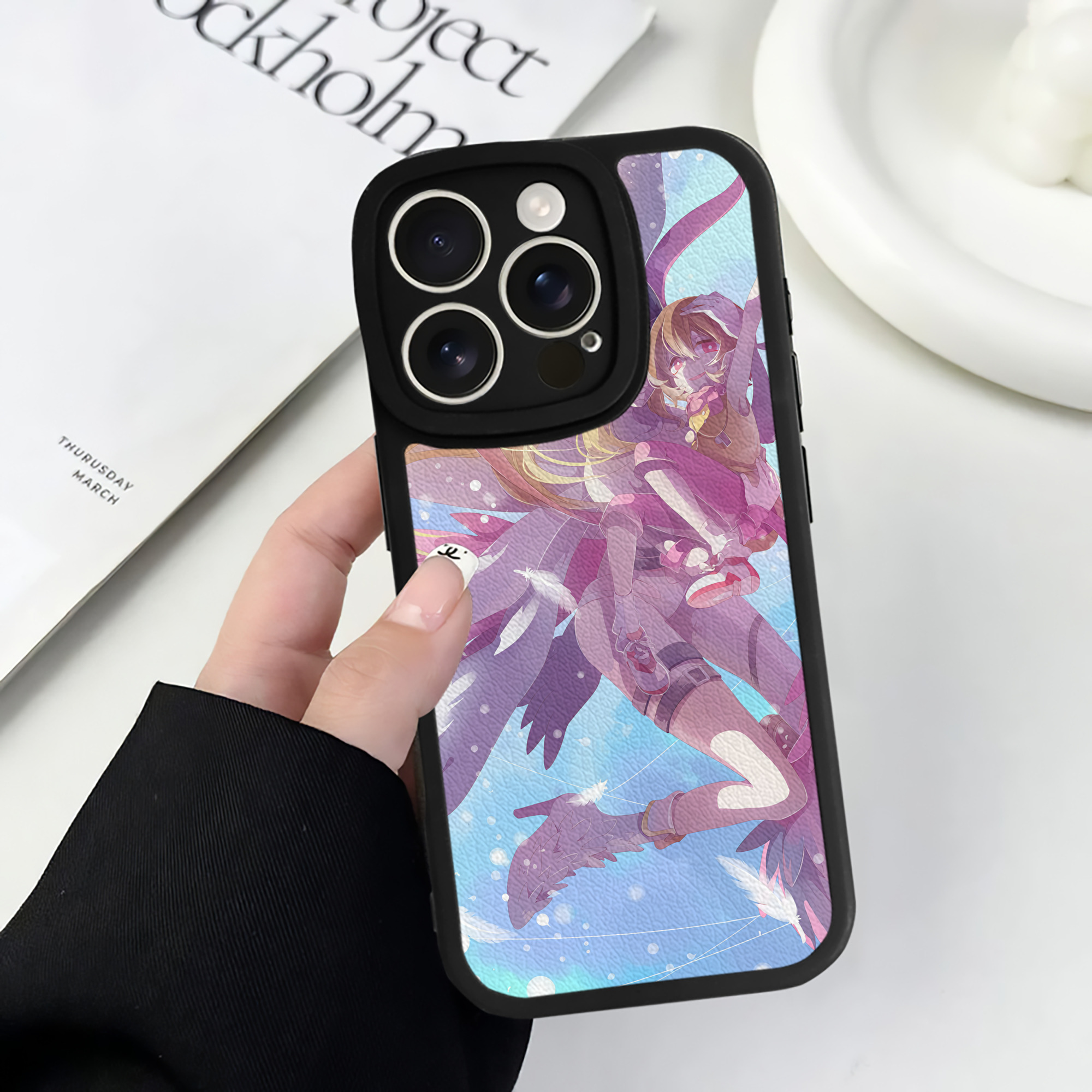 （画像用） Digimon デジタルモンスター/デジモン 【iPhone 16シリーズ対応】シリコンスマホケース（レザー調） 材質：シリコン